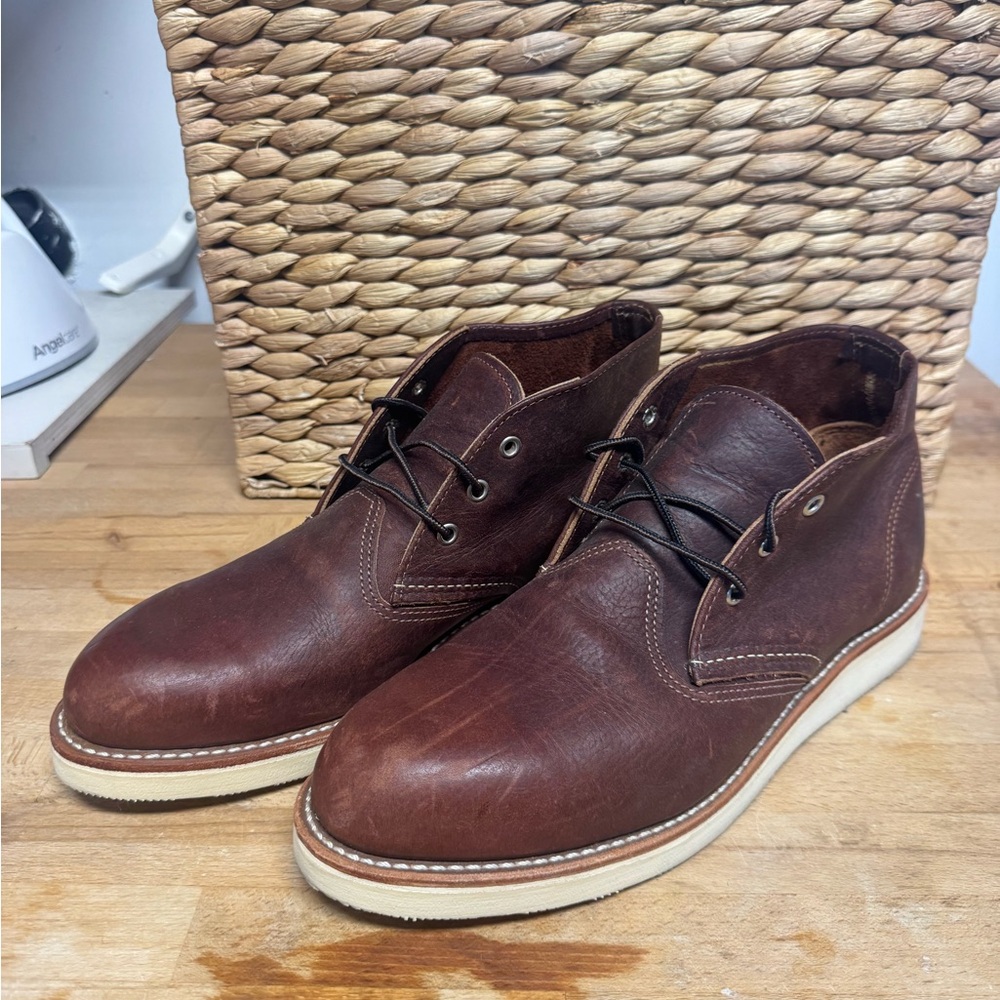 Red Wing Brown Leather Boots